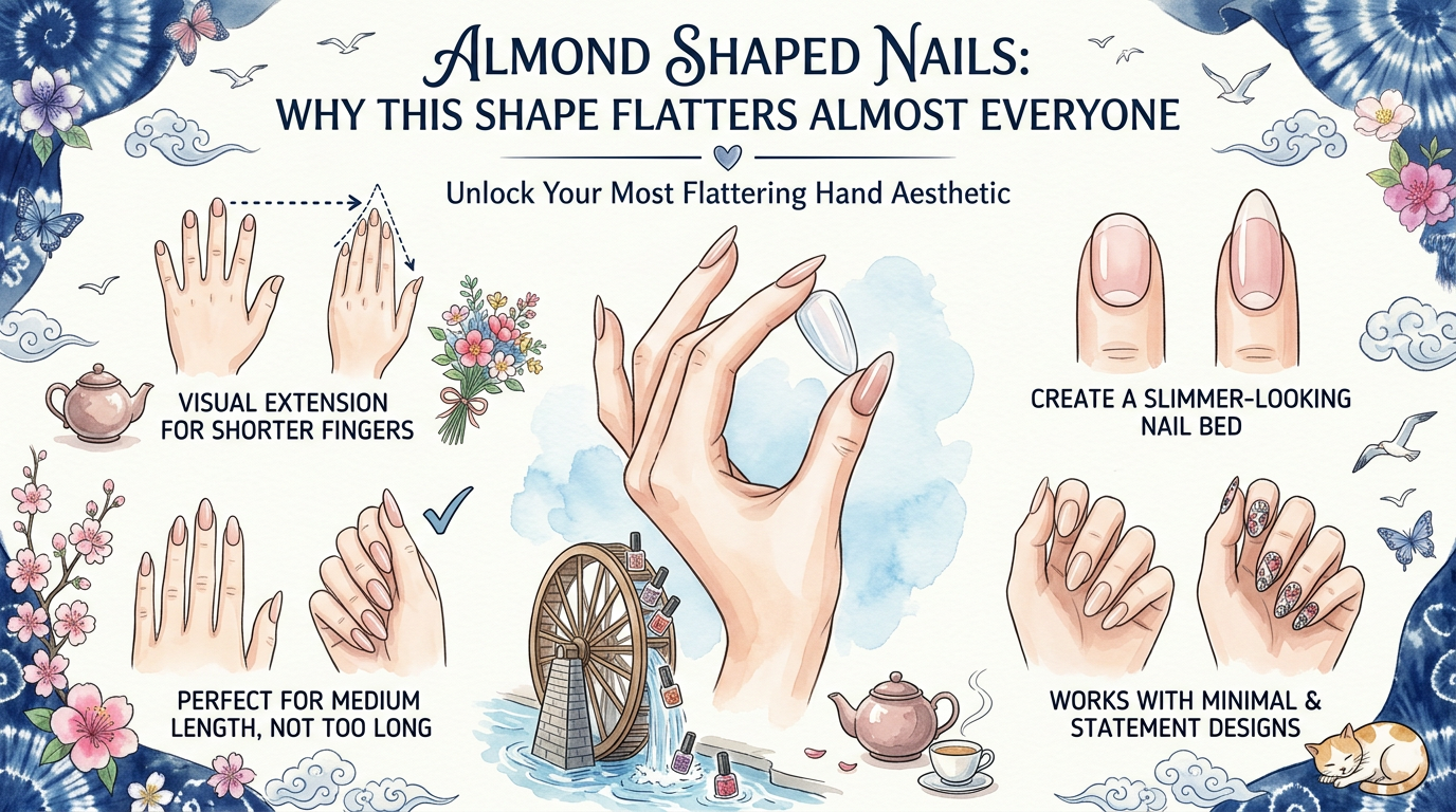Why Almond Nails Look So Flattering