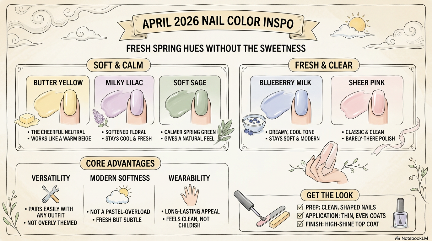 The Best April Nail Colors for 2026