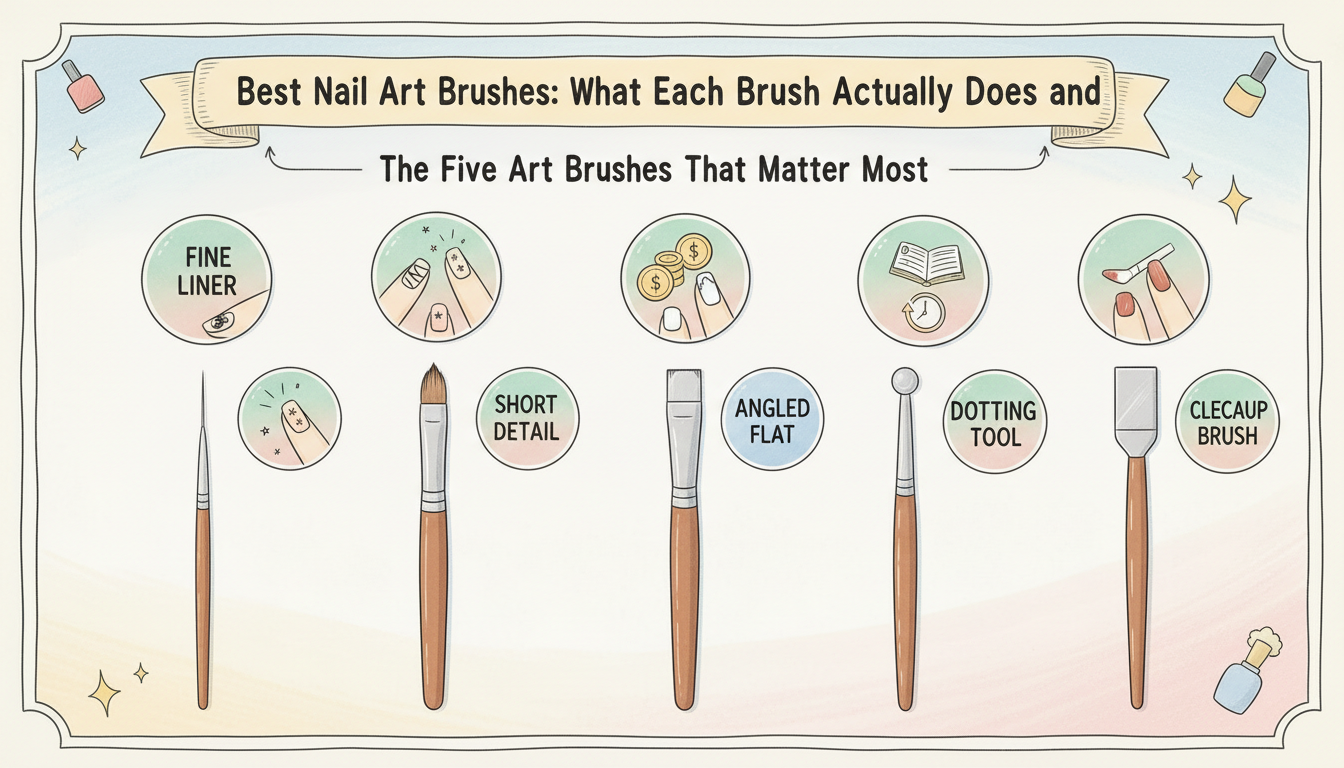 The Five Nail Art Brushes That Matter Most