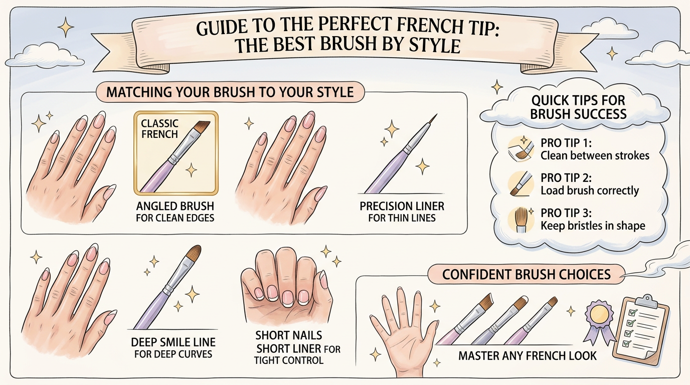 The Best Brush by French Tip Style