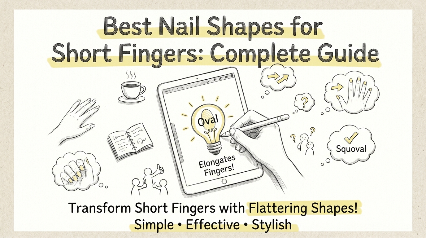 Best Nail Shapes for Short Fingers: Complete Guide