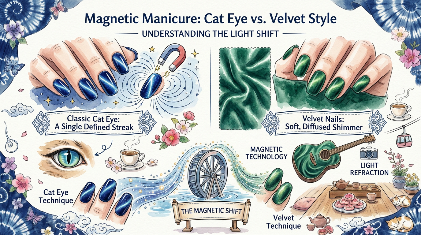 Cat Eye vs. Velvet Nails
