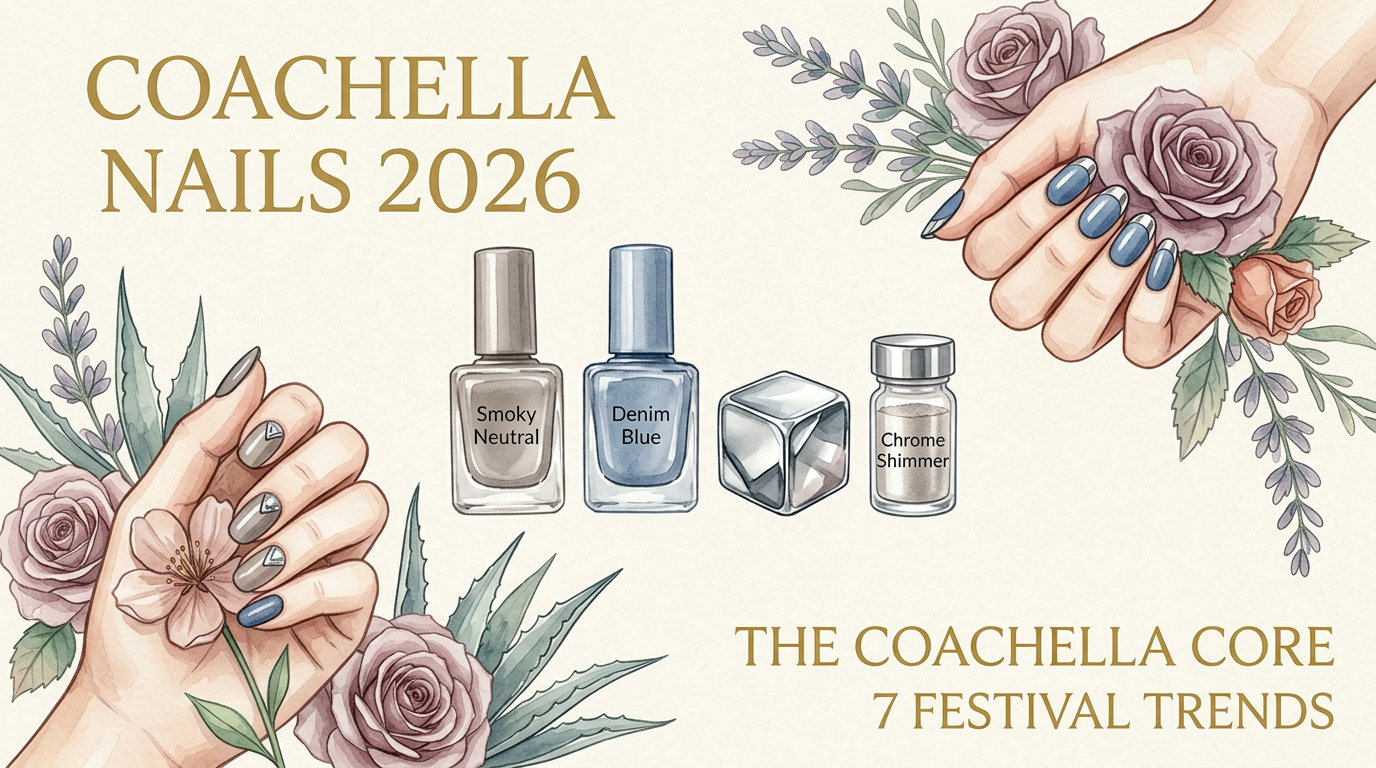 Coachella Nails 2026: The "Coachella Core" Manicure and 7 Festival Trends to Prep Now