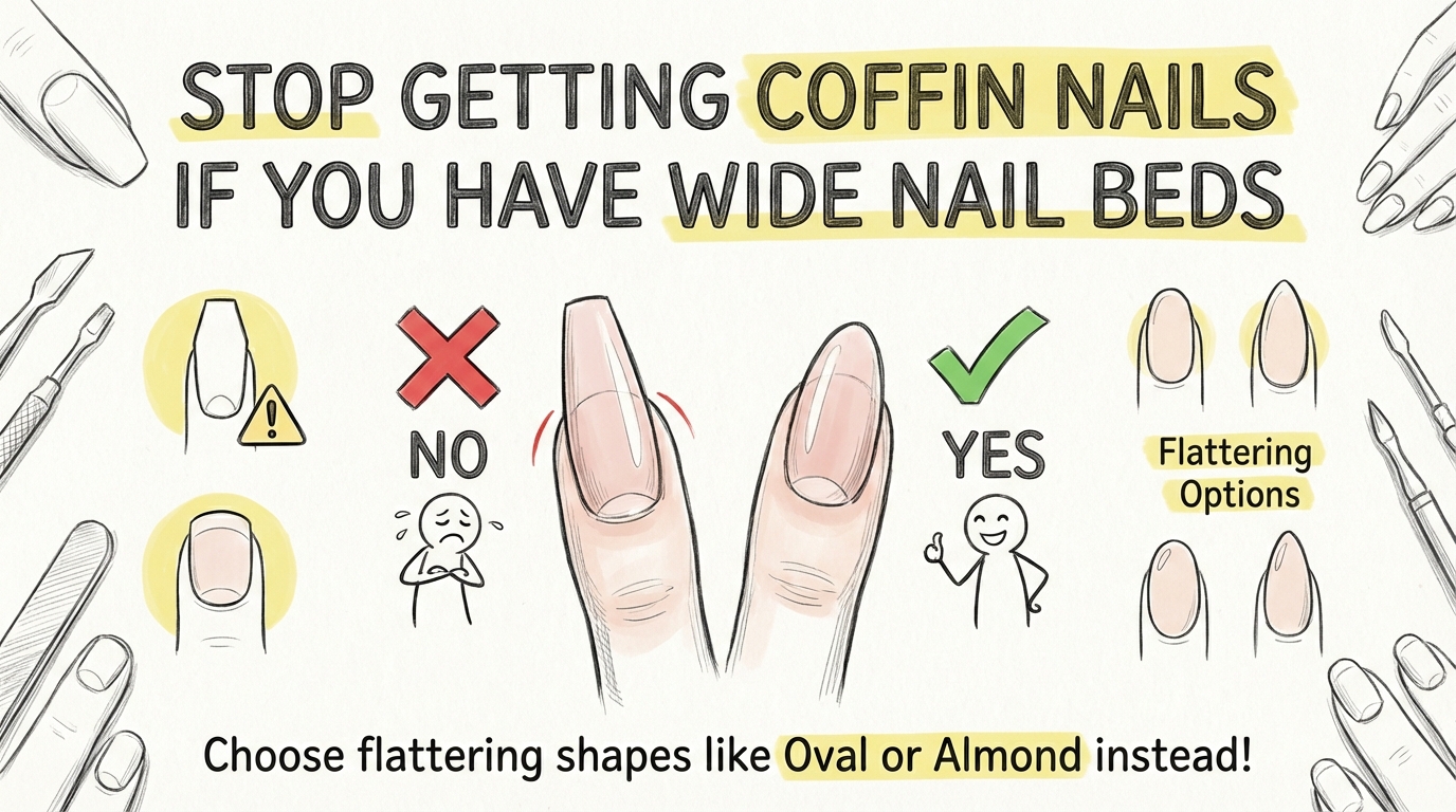 Stop Getting Coffin Nails If You Have Wide Nail Beds (Here's Why)