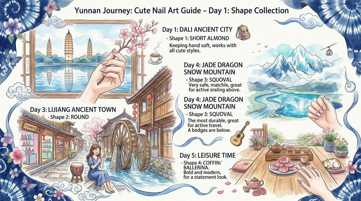 Best Shapes for Cute Nail Designs