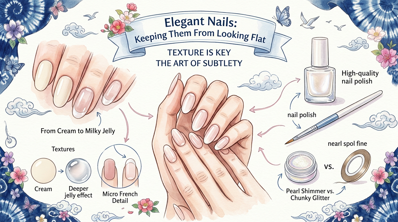 How to Keep Elegant Nails From Looking Flat