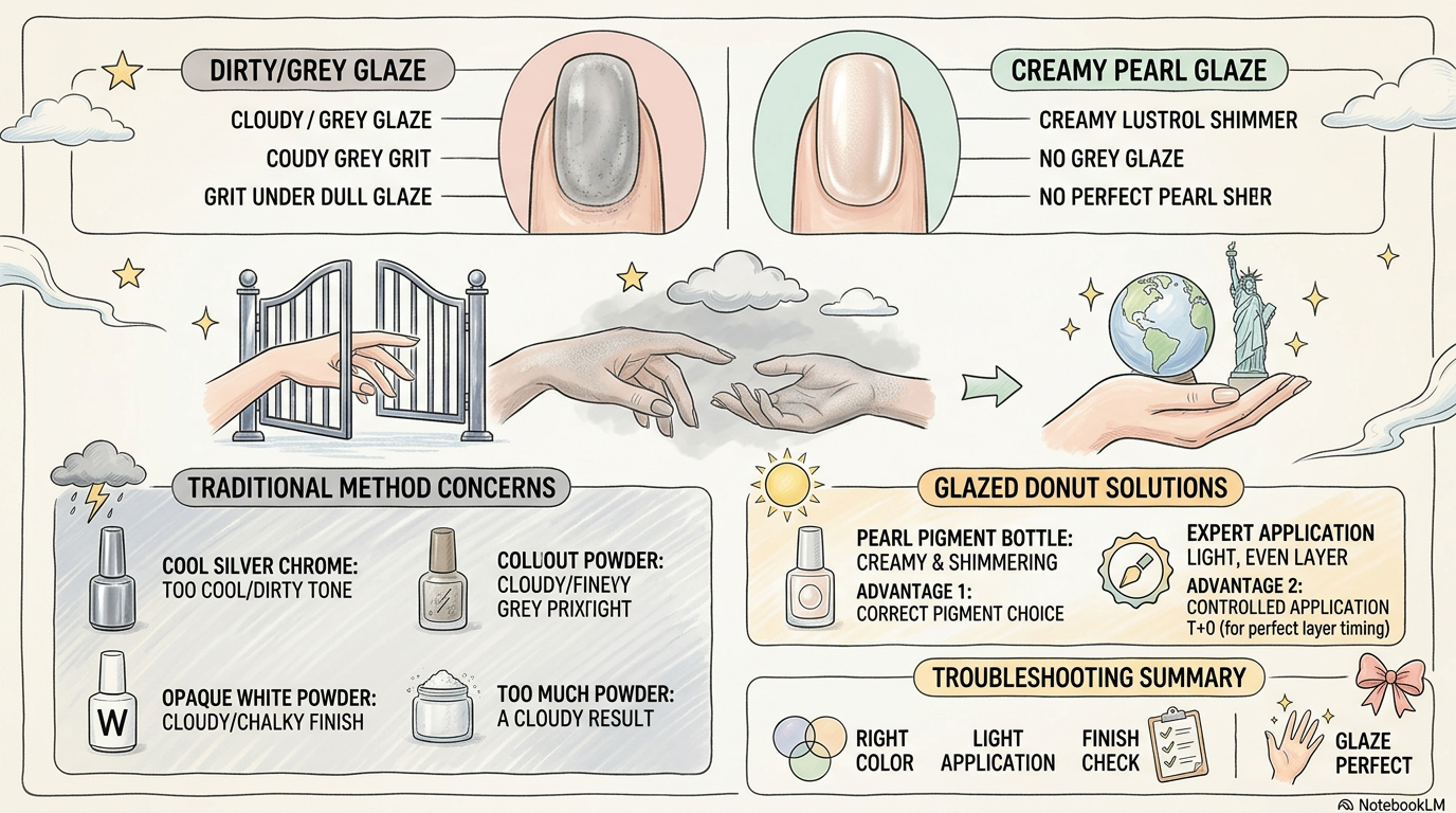 Why Glazed Donut Nails Turn Grey