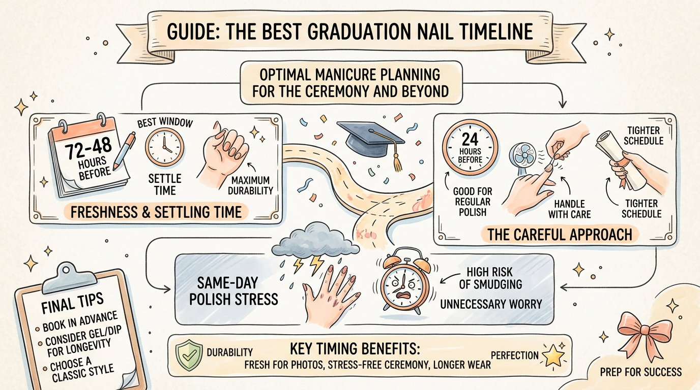The 72-Hour Graduation Nail Timeline