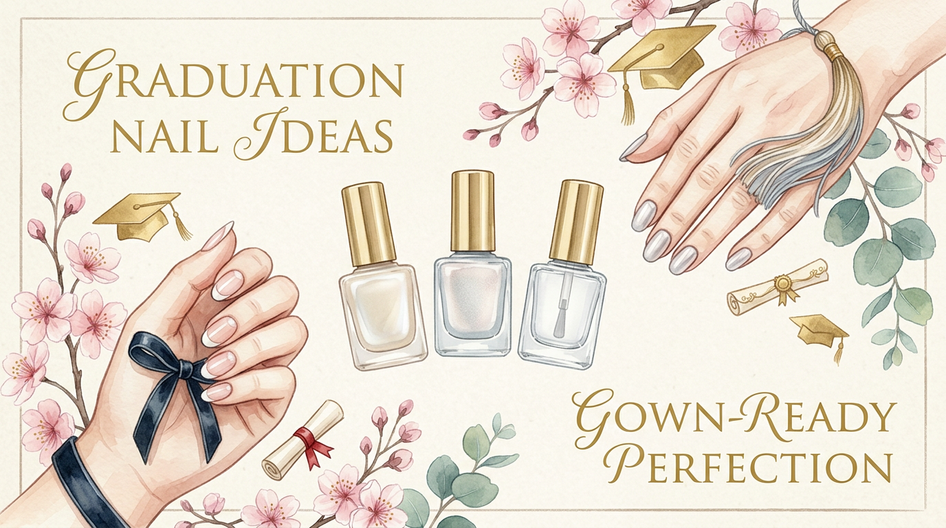 Graduation Nail Ideas: What Looks Right With the Gown, the Diploma Photo, and the Rest of the Day