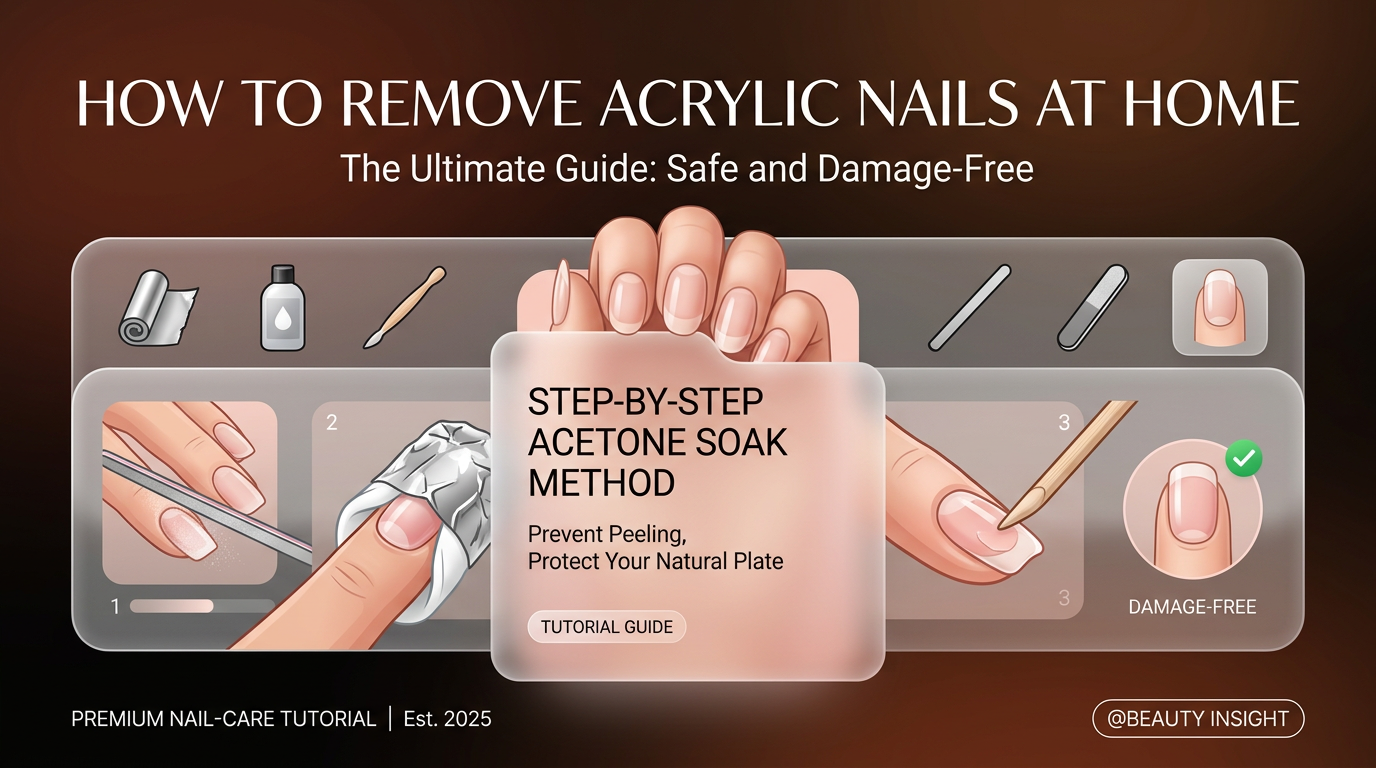 How to Remove Acrylic Nails at Home Without Wrecking Your Natural Nails