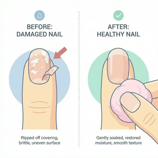 Nail Health: Damage vs Healthy