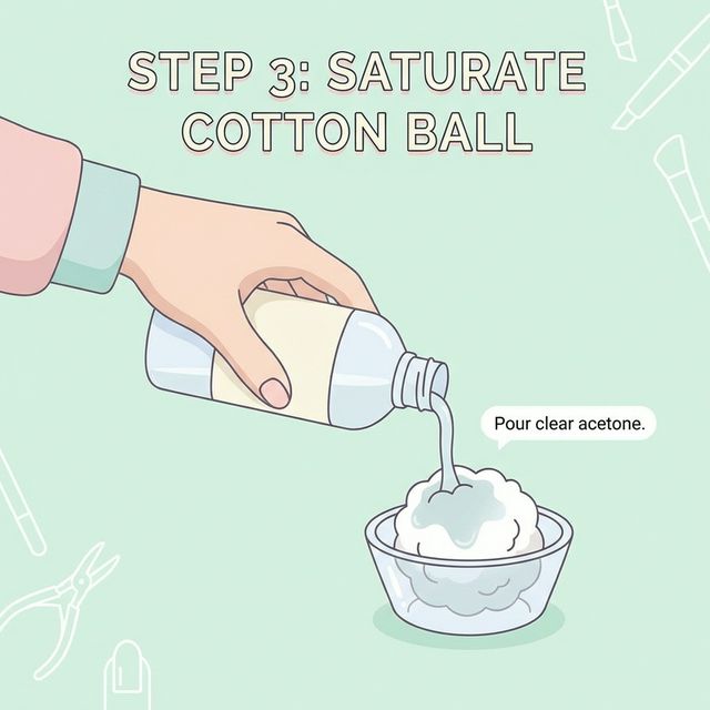 Step 3: Saturate Your Cotton