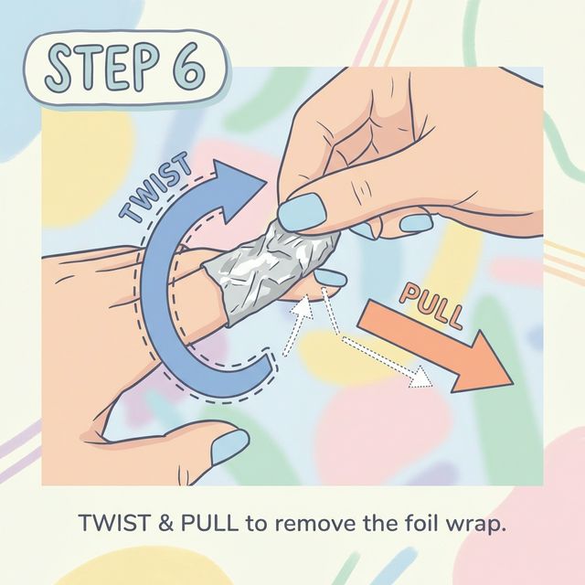 Step 6: Twist and Pull Removal
