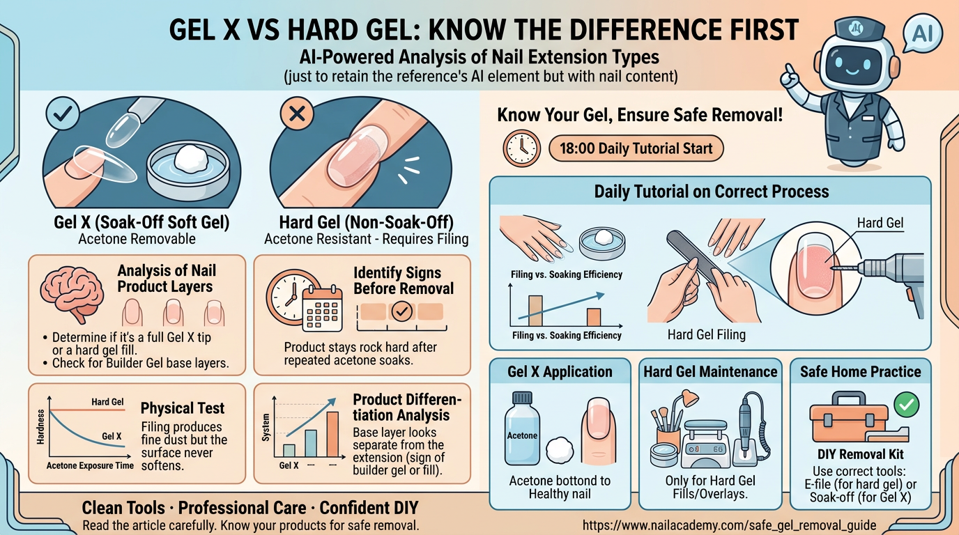 Gel X vs Hard Gel - Know the Difference First