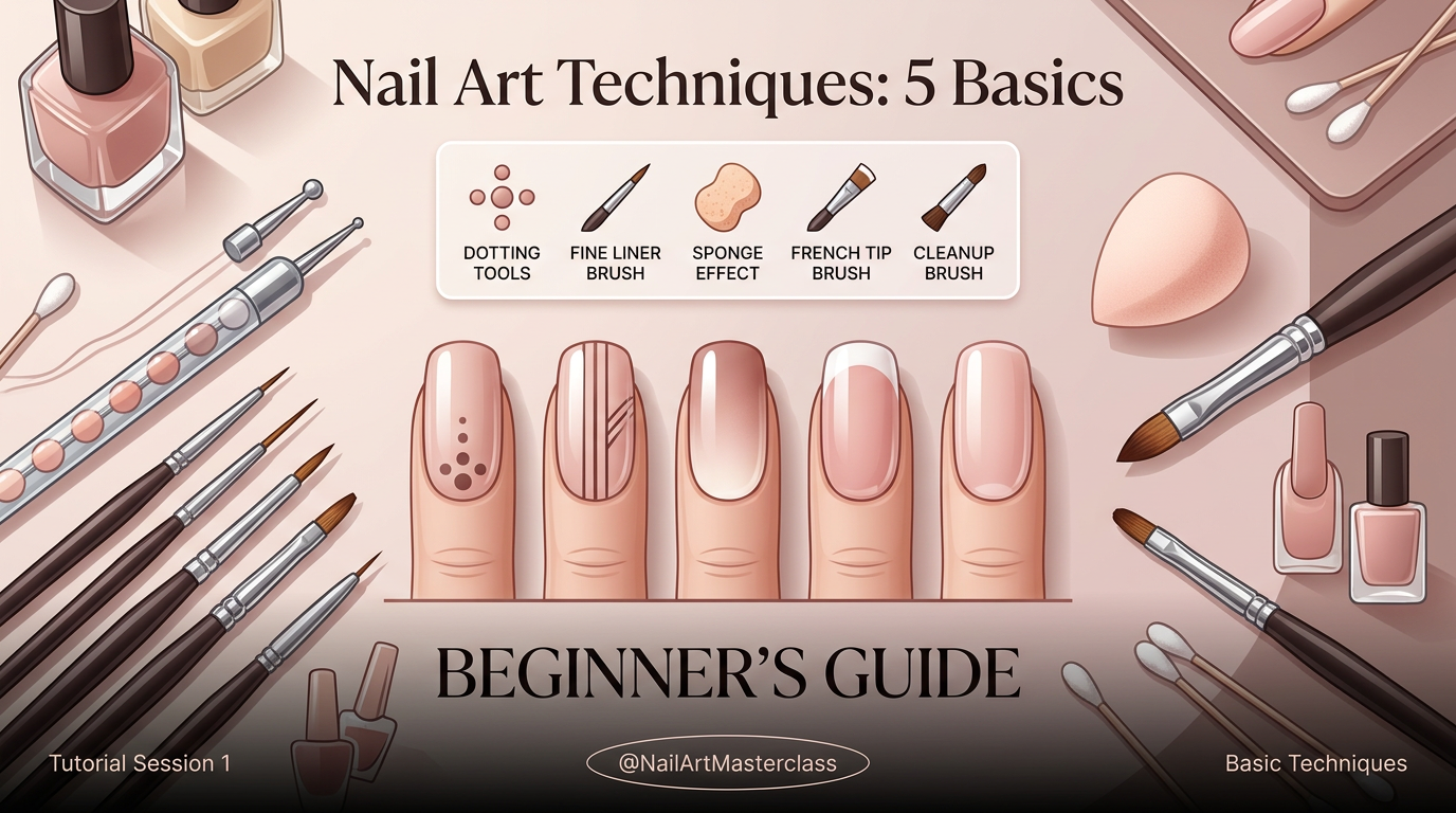 Nail Art Techniques: 5 Basics That Make Everything Else Easier