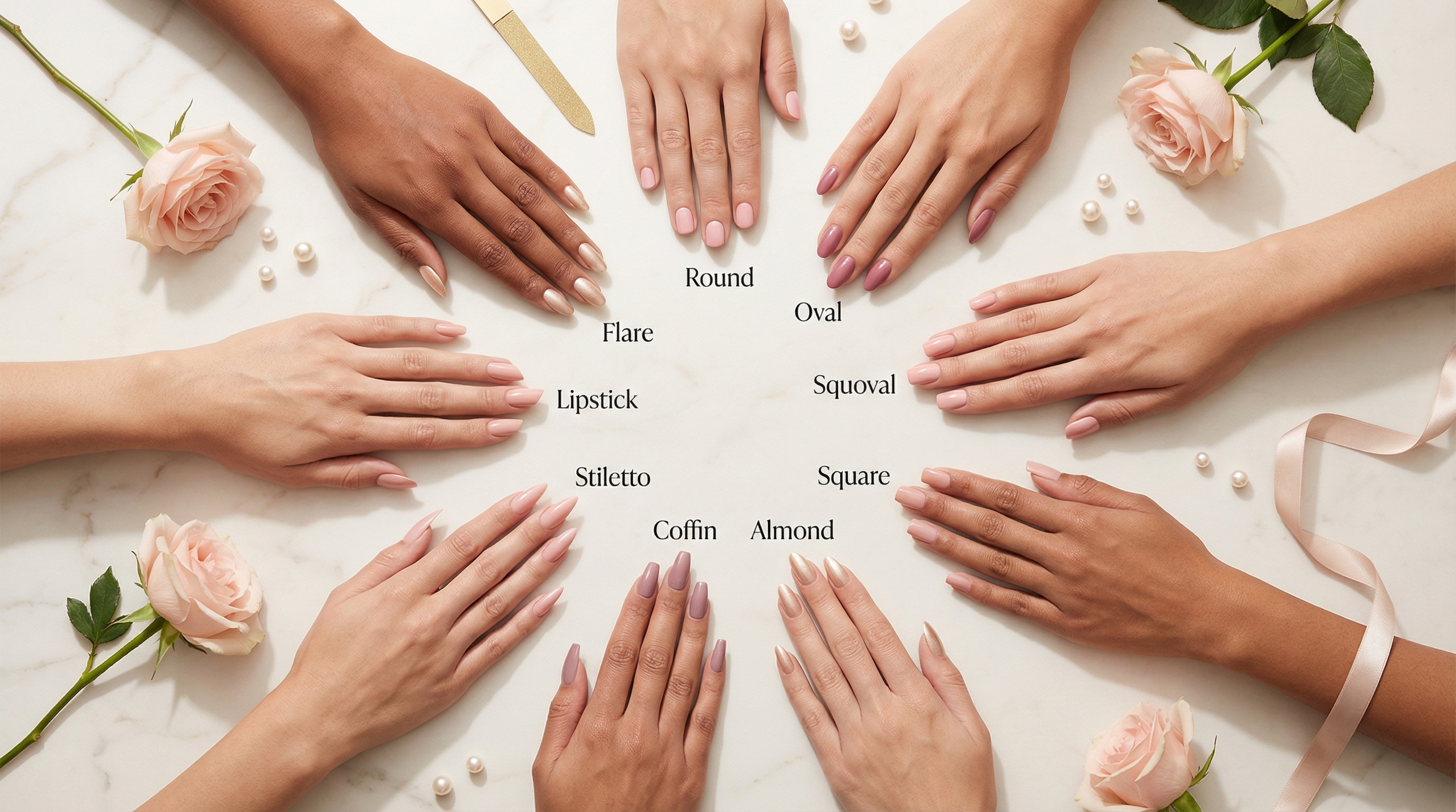 The Ultimate Guide to Nail Shapes: Find Your Perfect Match