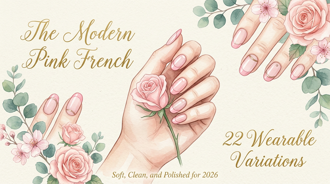 Pink French Tip Nails: 22 Ways to Keep the Classic Soft, Modern, and Wearable