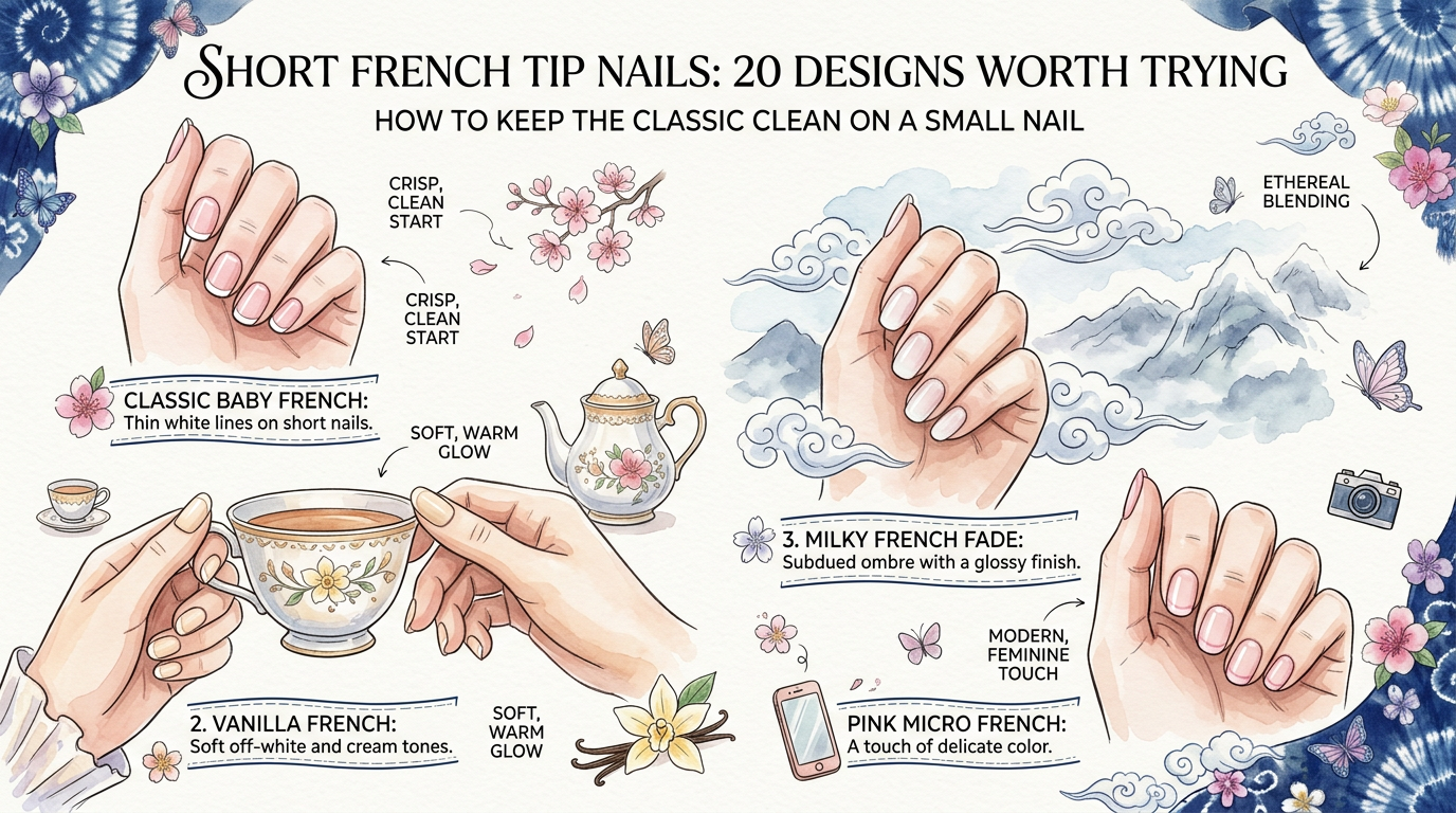 20 Short French Tip Nails Worth Trying