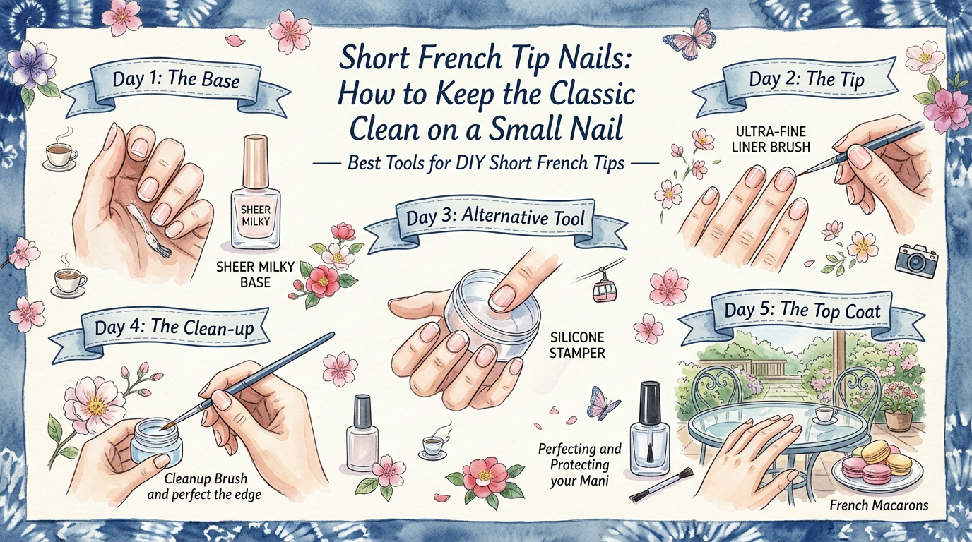 Best Tools for DIY Short French Tips