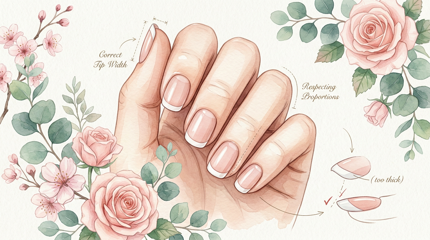 Short French Tip Nails: How to Keep the Classic Clean on a Small Nail