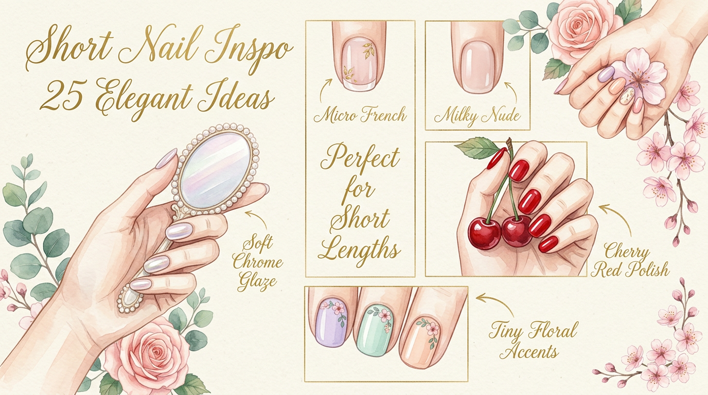 Short Nail Inspo: 25 Ideas That Actually Work on Short Lengths