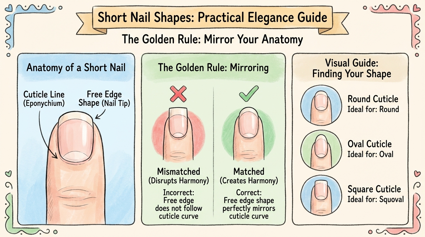 The Golden Rule for Short Nails