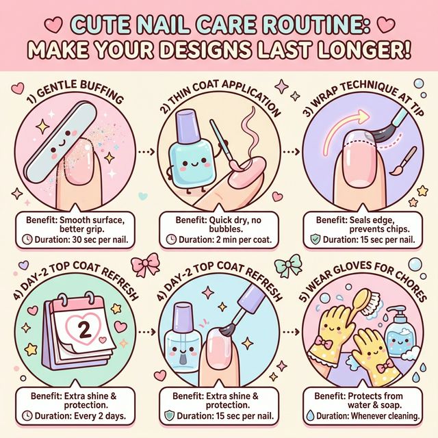 Making Nail Designs Last Longer