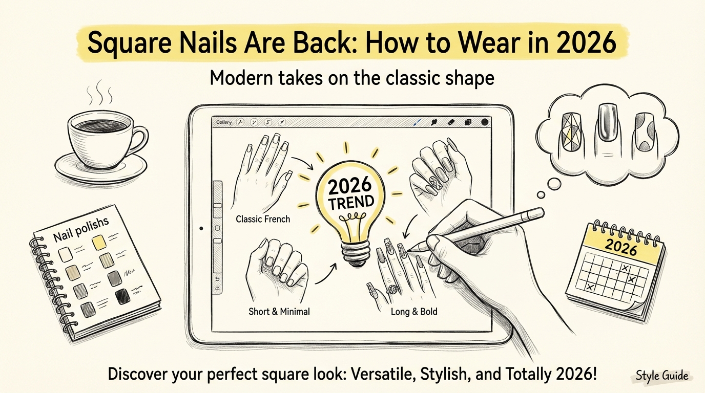 Square Nails Are Back: How to Wear Them in 2026