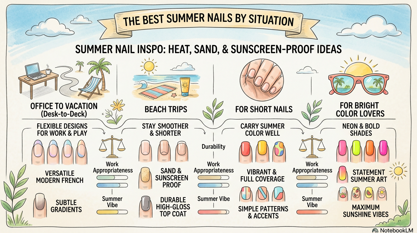 The Best Summer Nail Inspo by Situation