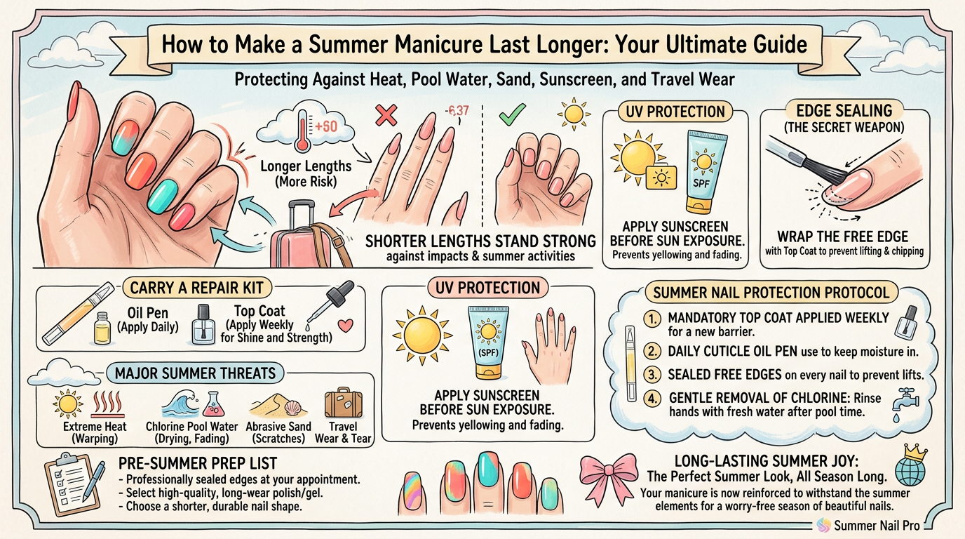 How to Make a Summer Manicure Last Longer