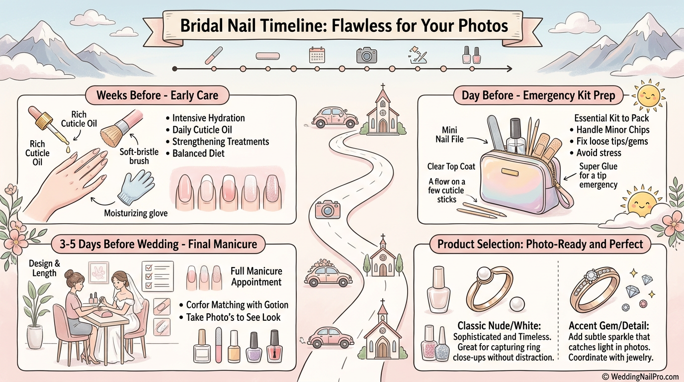 The Bridal Nail Timeline That Makes Life Easier